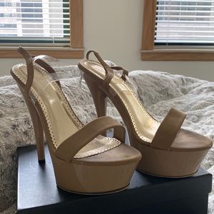 Johnathan Kayne Suntan Pageant Heels